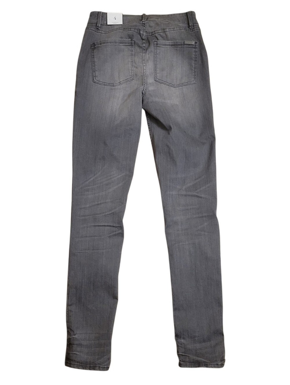 NWT WHBM Gray The Skinny Denim Jeans Size 4 - Picture 3 of 6